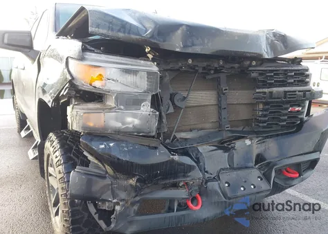 2021 Chevrolet Silverado 1500 4Wd Short Bed Custom Trail Boss from USA, damaged, VIN 1GCPYCEF0MZ236378